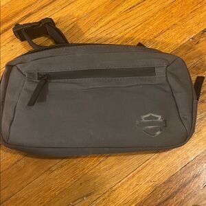 Harley Davidson Waist Bag Fanny Pack Gray w/Logo 11x6x2